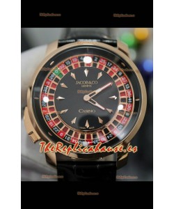 Jacob and Co Roulette Edition Reloj Réplica Caja en Oro Rosado