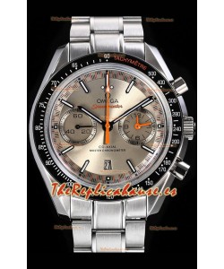 Omega Speedmaster Super Clone Racing Co-Axial Master Chronograph Reloj Réplica Suizo Dial Acero