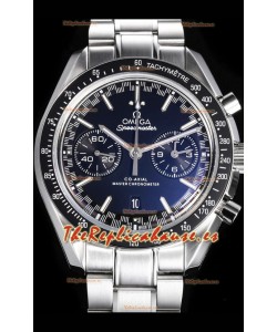 Omega Speedmaster Super Clone Racing Co-Axial Master Chronograph Reloj Réplica Suizo Dial Negro