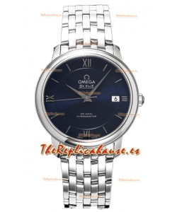 Omega De Ville Co-Axial Chronometer 36.8MM Reloj Réplica Suizo in Dial Azul Oscuro 