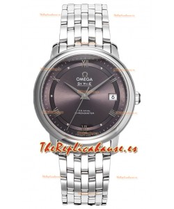 Omega De Ville Co-Axial Chronometer 36.8MM Reloj Réplica Suizo en Dial Gris 