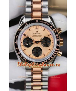Omega Speedmaster Professional Moonwatch Dos Tonos Oro Sedna Reloj Réplica Suizo