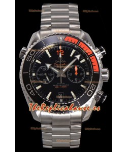 Omega Super Clone Planet Ocean 600M Cronógrafo Acero 904L Reloj Réplica