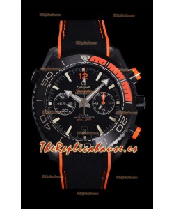 Omega Super Clone Planet Ocean 600M Cronógrafo Cerámica Negra Reloj Réplica