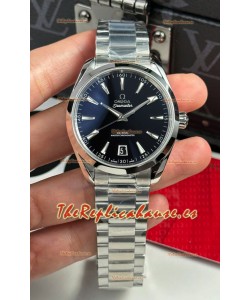 Omega Aqua Terra Super Clone 150M Reloj Dial Negro Caja Acero 904L 41MM
