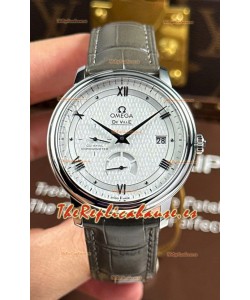 Omega De Ville Prestige Super Clone Power Reserve Reloj Réplica Acero 904L