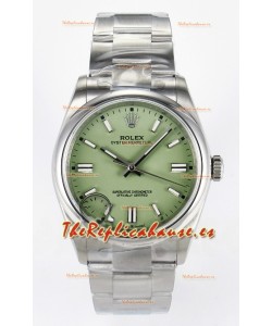 Rolex Oyster Perpetual Super Clone REF#126000 36MM Dial Pistacho Réplica Suiza