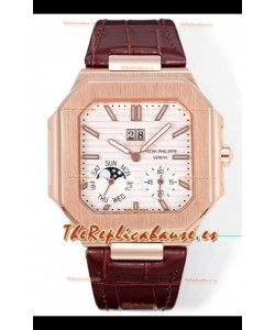 Patek Philippe Cubitus 5822 Caja Oro Rosado Dial Blanco Reloj Réplica Suizo