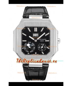 Patek Philippe Cubitus 5822 Caja Acero 904L Dial Negro Reloj Réplica Suizo