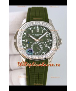 Patek Philippe Super Clone Aquanaut 5164A Reloj Réplica Suiza Espejo 1:1 Dial Verde 