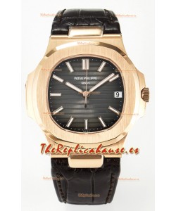 Patek Philippe Super Clone Nautilus 5711R-001 904L Dial Oro Rosado Marrón 
