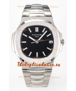 Patek Philippe Super Clone Nautilus 5711 Dial Negro Reloj Espejo 1:1