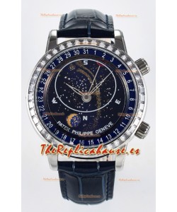 Patek Philippe 6104 Grand Complications Reloj Superclone in Acero Inoxidable - Bisel Diamantes