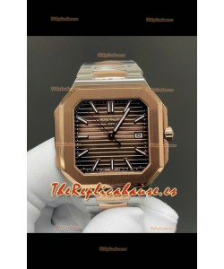 Patek Philippe Cubitus 5821 Caja Dos Tonos Dial Marrón Reloj Réplica Suizo 