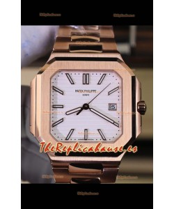 Patek Philippe Cubitus 5821 Dial Oro Rosado Blanco Reloj Réplica Suizo