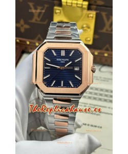 Patek Philippe Cubitus 5821 Caja Dos Tonos Dial Azul Reloj Réplica Suizo 
