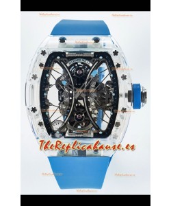 Richard Mille Super Clone RM53-01 Pablo Mac Donough Caja Zafiro con Movimiento Tourbillon Original