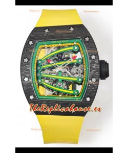 Richard Mille Super Clone RM59-01 Caja Carbono NTPT Dial Verde Reloj Réplica Suizo