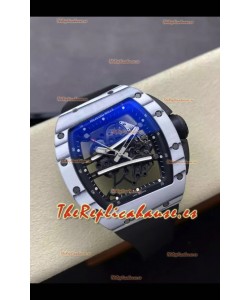 Richard Mille Super Clone RM61-01 Yohan Blake Blanco Quartz NTPT Casing Tourbillon Movement 
