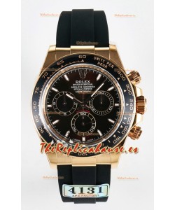 Rolex Daytona Super Clone 126515 Dial Rosado Dorado Negro Movimiento Original Cal.4131
