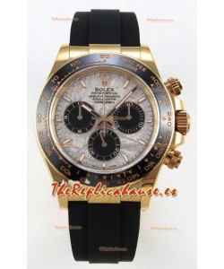 Rolex Daytona Super Clone 116518 Oro Rosado Dial Meteorito Movimiento Original Cal.4131