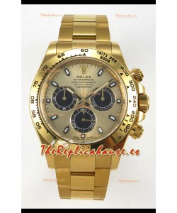 Rolex Daytona Super Clone 116508 Oro Amarillo - Dial Dorado Movimiento Original Cal.4131
