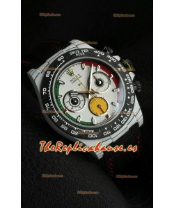 Reloj Rolex Daytona DiW Edición Ferrari Dial Blanco - Caja Ligera de Carbono Forjado