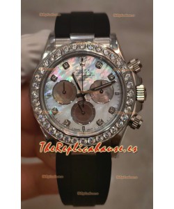 Reloj Rolex Daytona Super Clone Caja Acero Movimiento Cal.4131 Bisel de Zafiro Personalizado