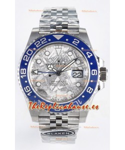 Rolex GMT Masters II Super Clone 126716 "Blaken" Reloj de Acero 904L con Dial Meteorito