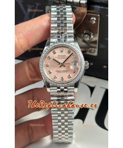 Rolex Super Clone Datejust ETA 2688 Movement 31MM Reloj Caja Acero Inoxidable Dial Champange