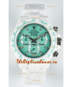 Rolex Daytona AET Remould Dial Verde Claro Correa Cerámica Completa en Movimiento Cal.4130