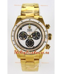 Rolex Daytona Super Clone Neon Artisans De Geneve Oro Amarillo Watch Réplica Suiza
