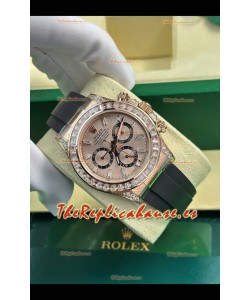 Rolex Daytona Super Clone Caja Oro Rosado & Dial Movimiento Cal.4131 Bisel con Zafiro Personalizado