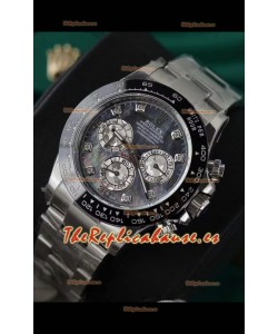 Rolex Daytona Super Clone Caja Oro Blanco Dial Perla Movimiento Cal.4131 Reloj con Bisel Cerámica