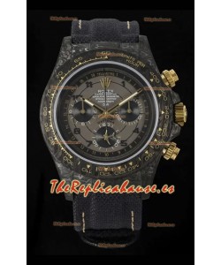 Rolex Daytona Super Clone Reloj en Dial Gris Caja Carbono Réplica Espejo 1:1