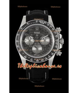 Rolex Daytona Super Clone DiW Exceptional-1 Acero Inoxidable Reloj en Carbono Dial Negro Reloj Réplica Espejo 1:1