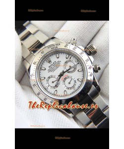 Rolex Daytona Movimiento Japonés Reloj Réplica en Dial Blanco 