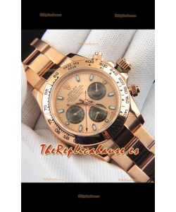 Rolex Daytona Movimiento Japonés Caja de Oro Reloj Réplica en Dial Dorado
