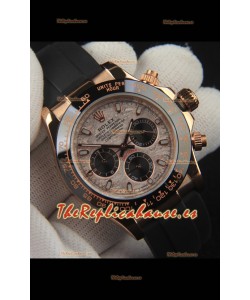 Rolex Daytona Movimiento Japonés Caja de Oro Reloj Réplica en Dial Patrón Meteorito 
