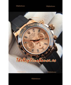Rolex Daytona Movimiento Japonés Caja de Oro Reloj Réplica en Dial Champange 