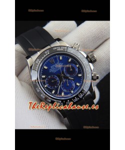 Rolex Daytona Movimiento Japonés Caja Acero Reloj Réplica en Dial Azul