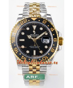Rolex GMT Masters II Super Clone M126713GRNR Movimiento Cal.3285 Réplica Suiza - Reloj Ultimate Acero 904L