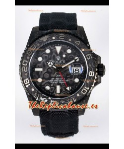 Rolex GMT Masters II Super Clone DiW Edition Réplica Suiza Ligera Reloj Caja Carbono
