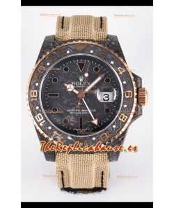Rolex GMT Masters II Super Clone DiW Edition Réplica Suiza Ligera Reloj Caja Carbono