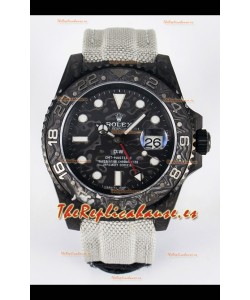 Rolex GMT Masters II Super Clone DiW Edition Réplica Suiza Ligera Reloj Caja Carbono