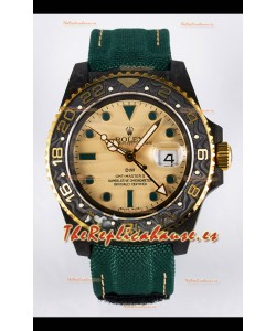 Rolex GMT Masters II Super Clone DiW Edition Réplica Suiza Ligera Reloj Caja Carbono
