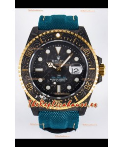 Rolex GMT Masters II Super Clone DiW Edition Réplica Suiza Ligera Reloj Caja Carbono