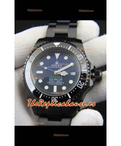 Rolex Sea Dweller Movimiento Japonés Reloj Réplica Dial Azul 44MM