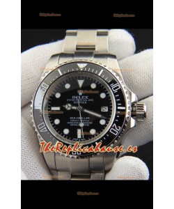 Rolex Sea Dweller Movimiento Japonés Reloj Réplica Dial Negro 44MM