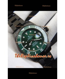 Rolex Submariner Reloj Réplica Japonés con Revestimiento en PVD Dial Verde 